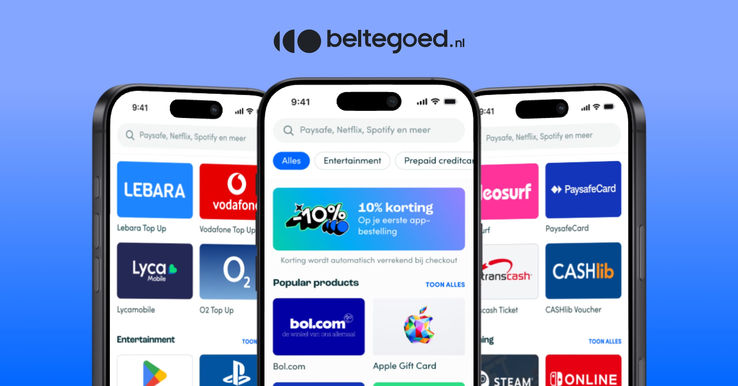 Beltegoed opwaarderen binnen 30 seconden - Beltegoed.nl