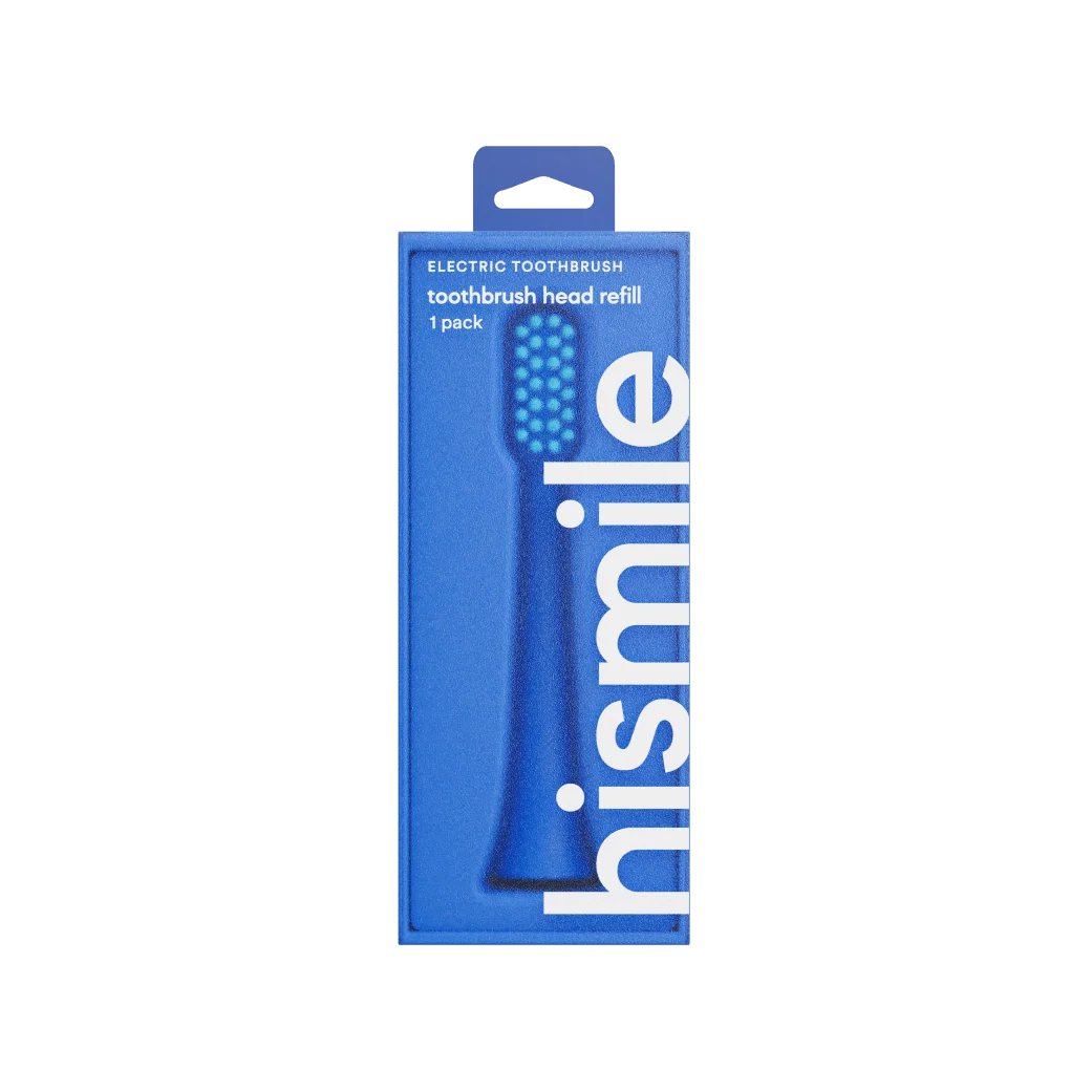 Hismile Toothbrush Replacement Heads (Bright Blue)